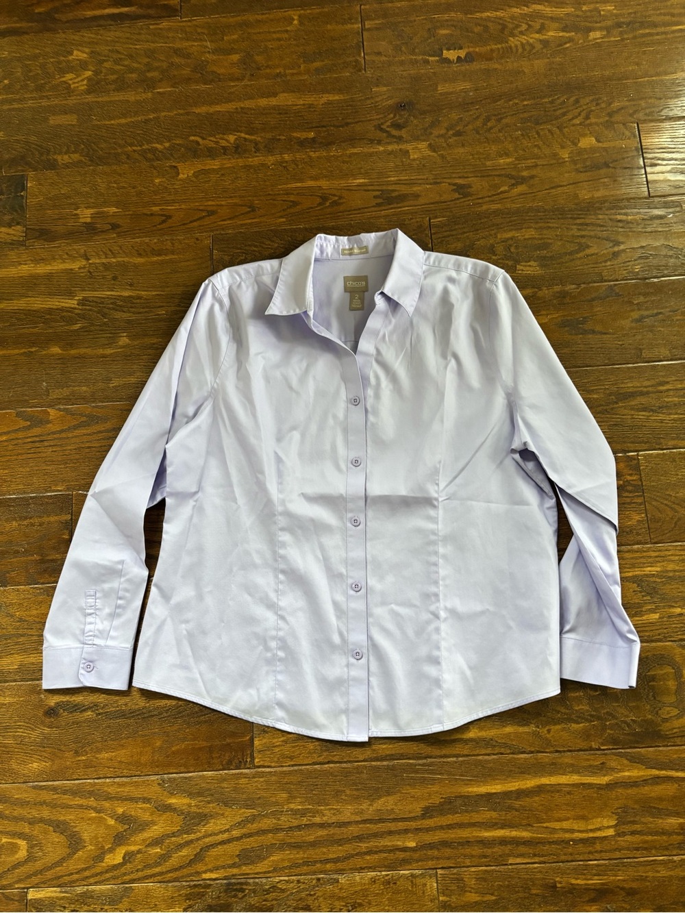 Chicos Women’s  Lavender Button-Down Dress Shirt